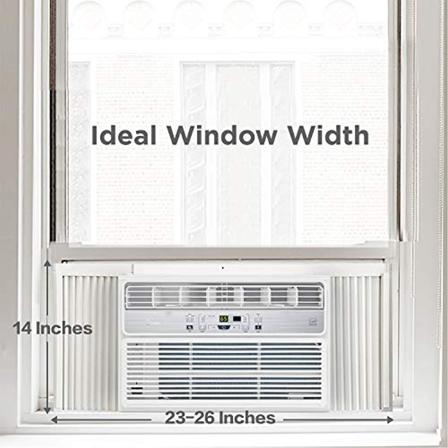 Midea 6,000 BTU EasyCool Window Air Conditioner, Dehumidifier and Fan -  Cool, Circulate and Dehumidify up to 250 Sq. Ft., Reusable Filter, Remote