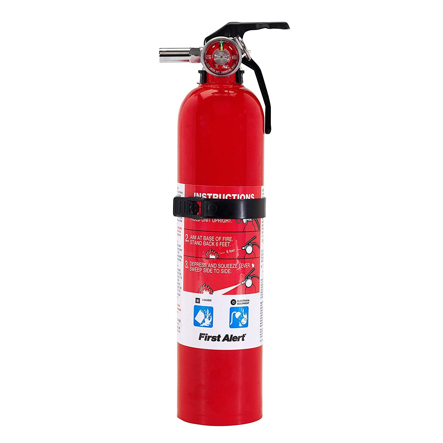 First Alert 1038789 Standard Home Fire Extinguisher Red – Southern  Apartment Supply